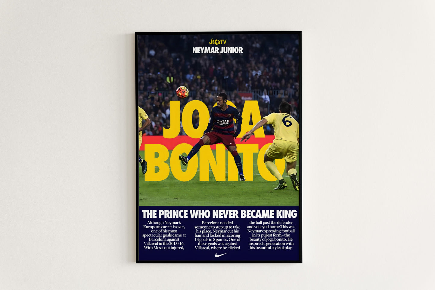 Neymar Jr vs Villareal: Joga Bonito